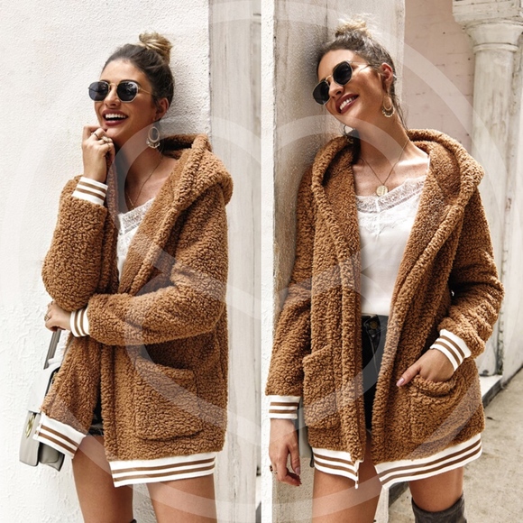 CINDY Furry Blush Hoodie - Picture 3 of 3